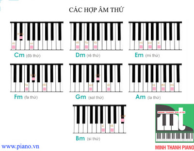 Giới thiệu cách đánh 14 hợp âm cơ bản trên đàn piano 4
